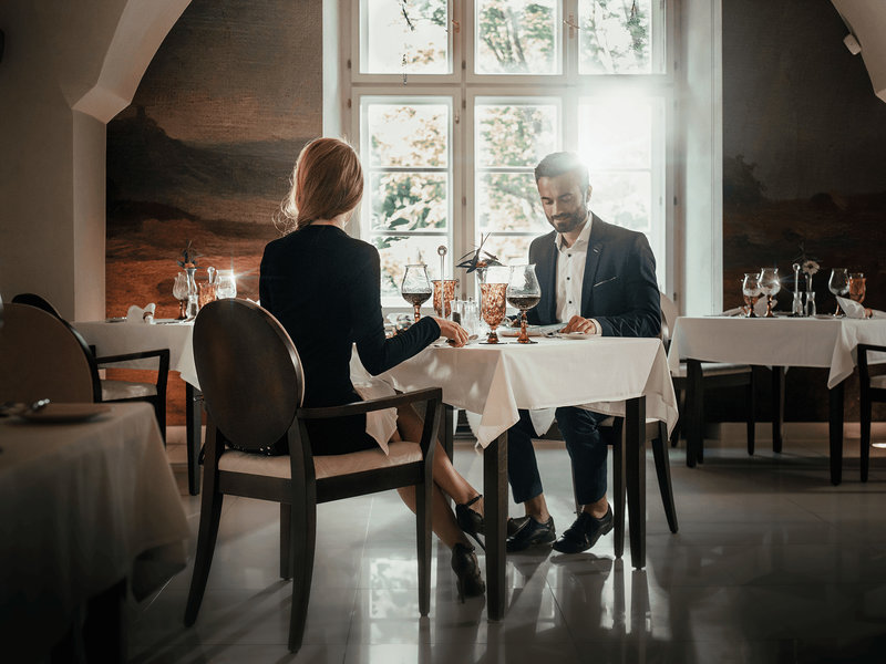 Degustační menu na zámku Chateau Herálec