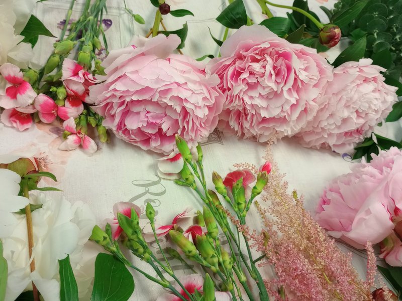 Floristkou na zkoušku – kurz práce s květinami