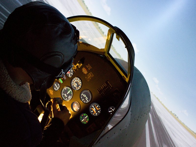 Simulátor stíhacího letounu Supermarine Spitfire