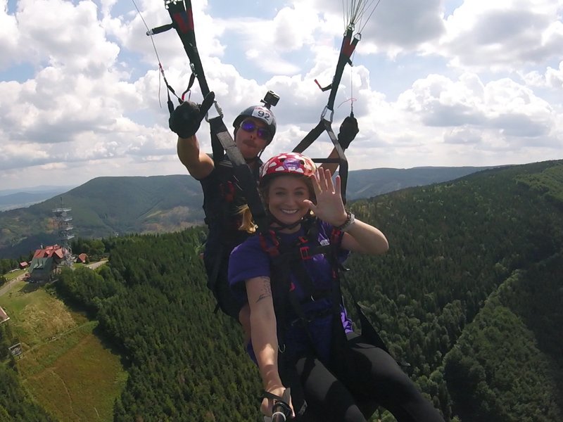 Levně Tandemový paragliding - termický let