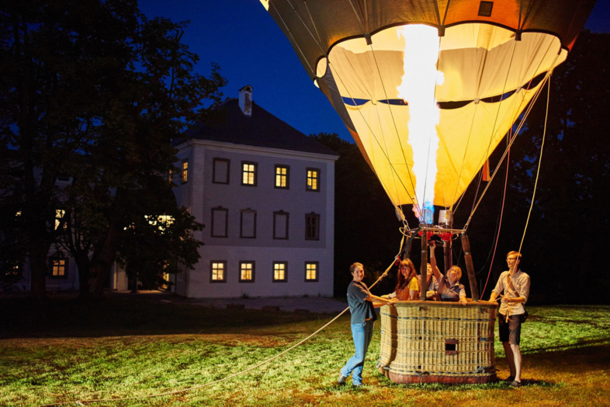 Pobyt na zámku a romantický let balónem ve dvou